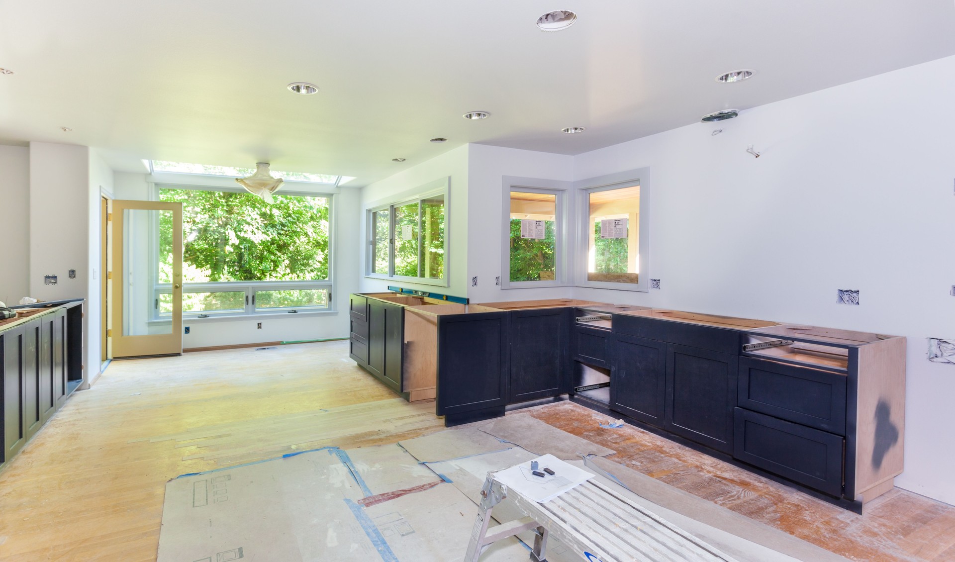 Kitchen cabinet installation